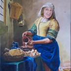 Vermeer, Melkmeisje (neu verföhnt)
